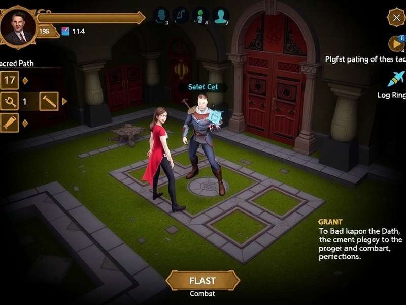 Sacred Path strategy guide screenshot showing combat tips